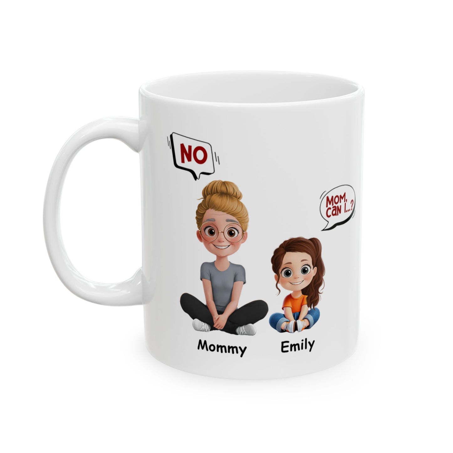 Personalized Mug Gift For Mom - Mom, Thanks For Always Saying No Coffee Mug For Mother's Day Gift - HN38