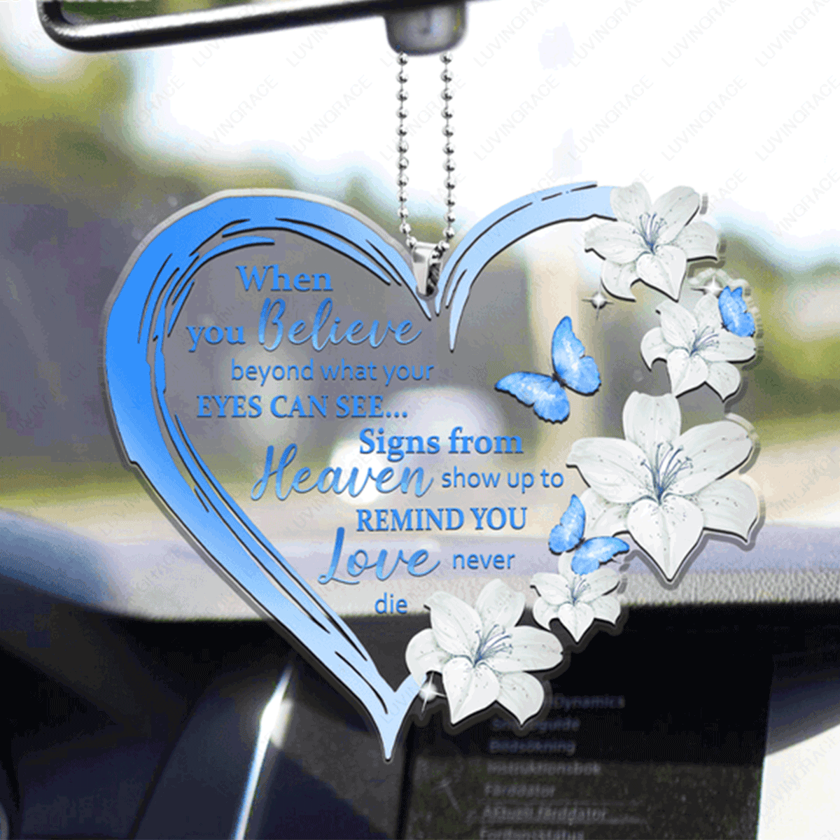 Butterfly When You Believe Acrylic Ornament, Perfect Christmas Gift For Family, Friend