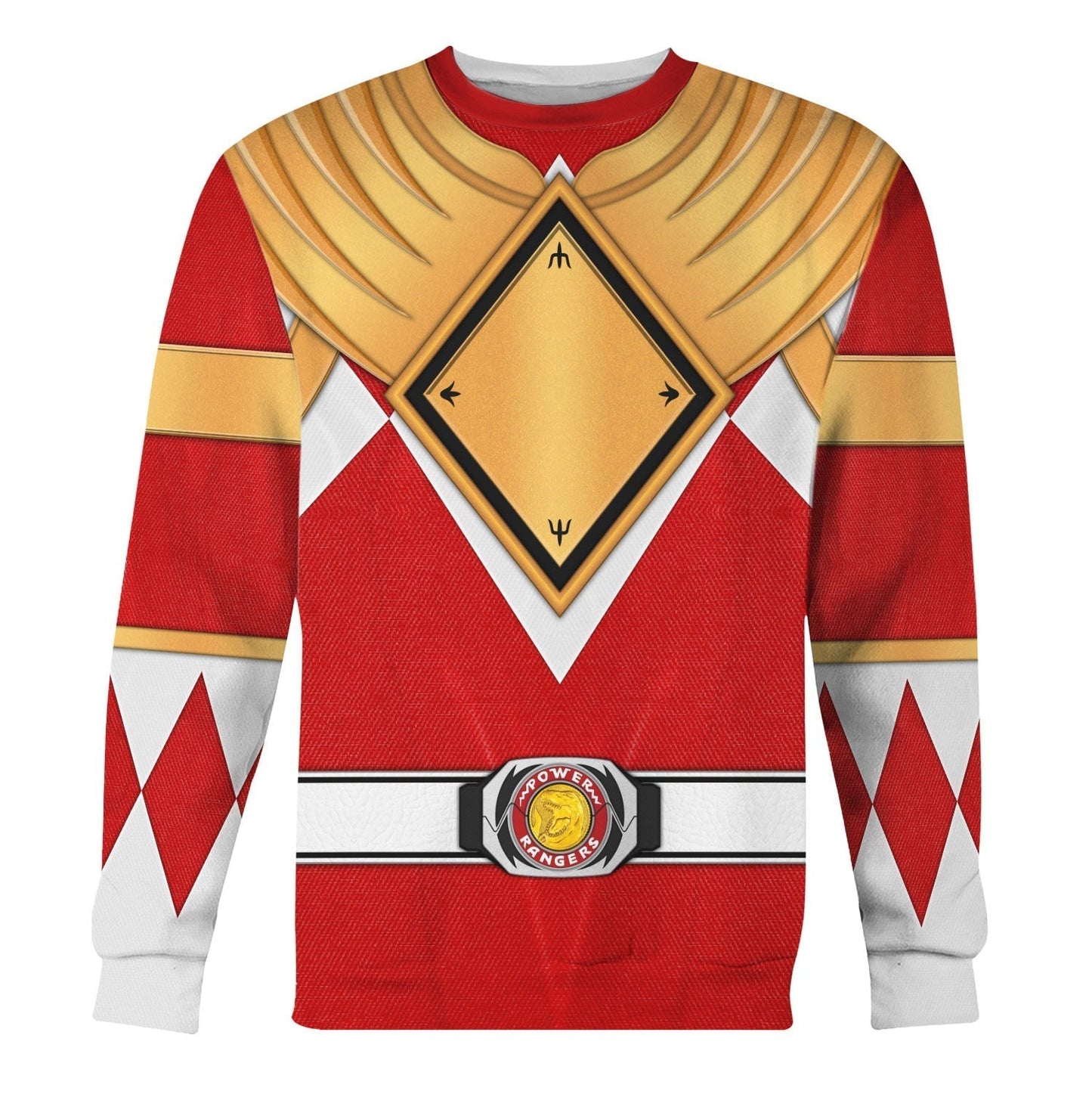 Red Ranger Dragon Shield | Hoodies Sweatshirt T-shirt Hawaiian Tracksuit
