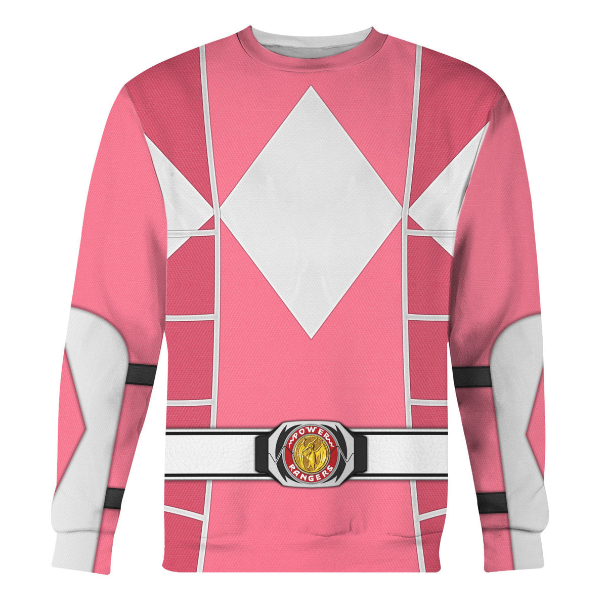 Pink Mighty Morphin Power Ranger Cosplay C2 - Hoodie Set, Sweatshirt, Sweatpants