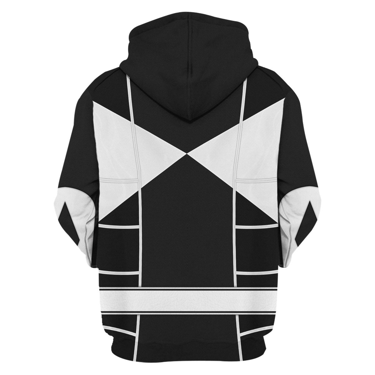 Black Mighty Morphin Power Ranger Cosplay - Unisex Tracksuit Hoodies Set, Sweatshirt, Sweatpants