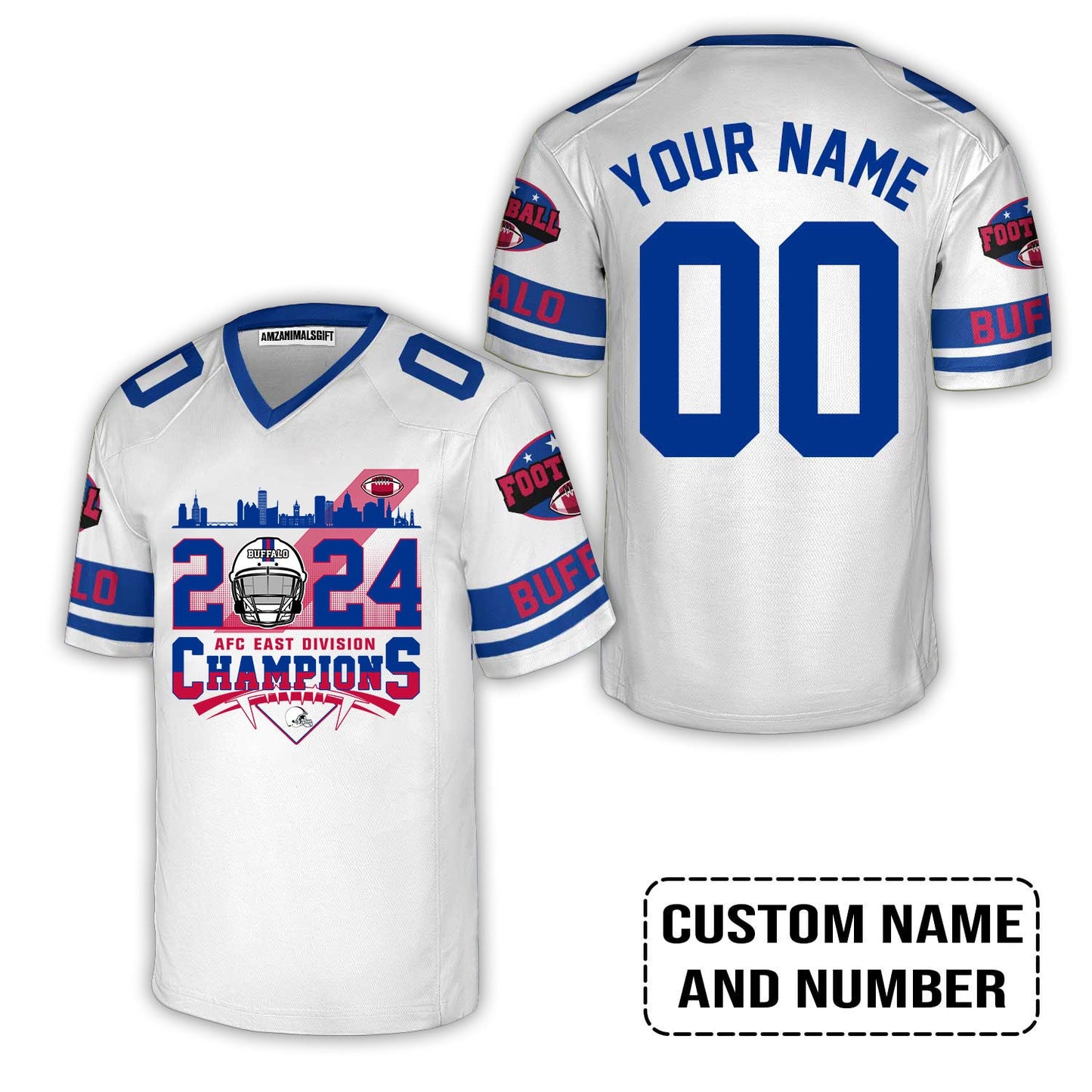 2024 Buffalo American Football AFC East Champions Custom T Shirts, Conquered The 2024 East Champs Custom Shirts