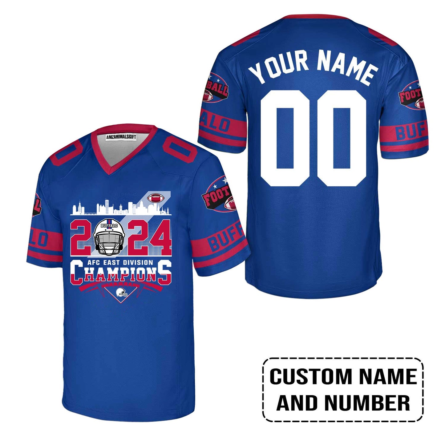 2024 Buffalo American Football AFC East Champions Custom T Shirts, Conquered The 2024 East Champs Custom Shirts