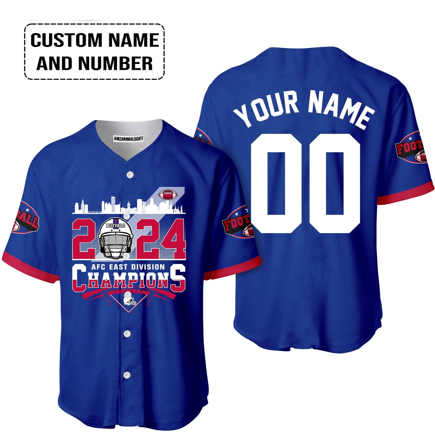 2024 Buffalo American Football AFC East Champions Custom T Shirts, Conquered The 2024 East Champs Custom Shirts