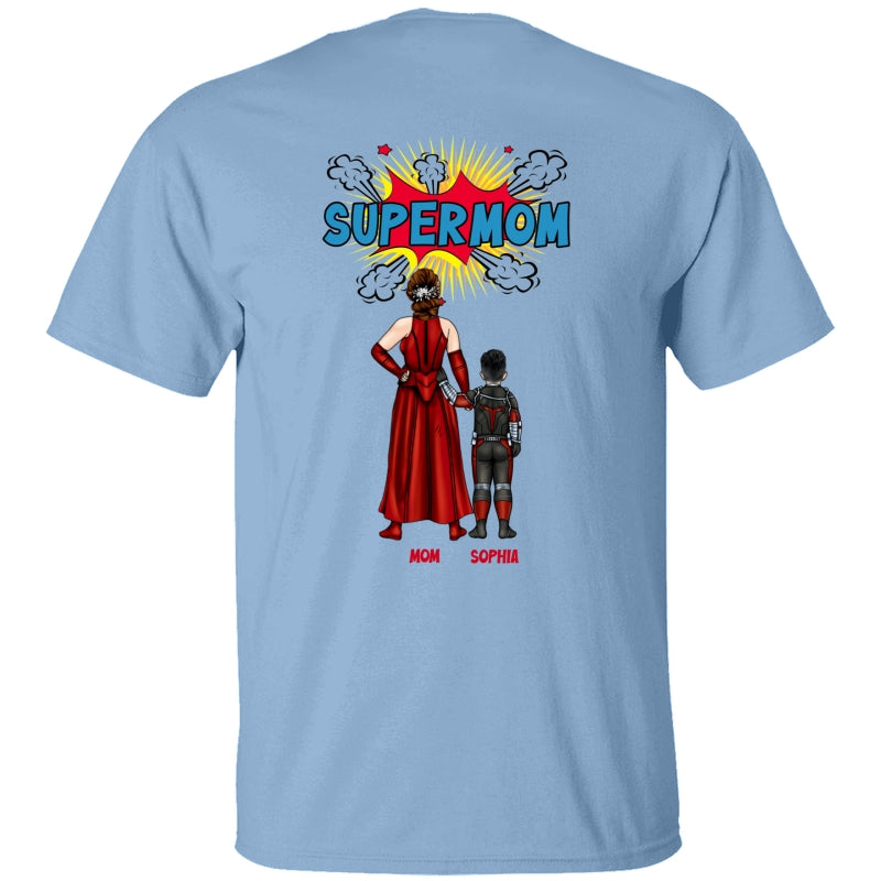 Personalized Superpower Shirt Gifts For Mom, Mother Special Mother's Day Gift For Super Mom, Grandma HN02