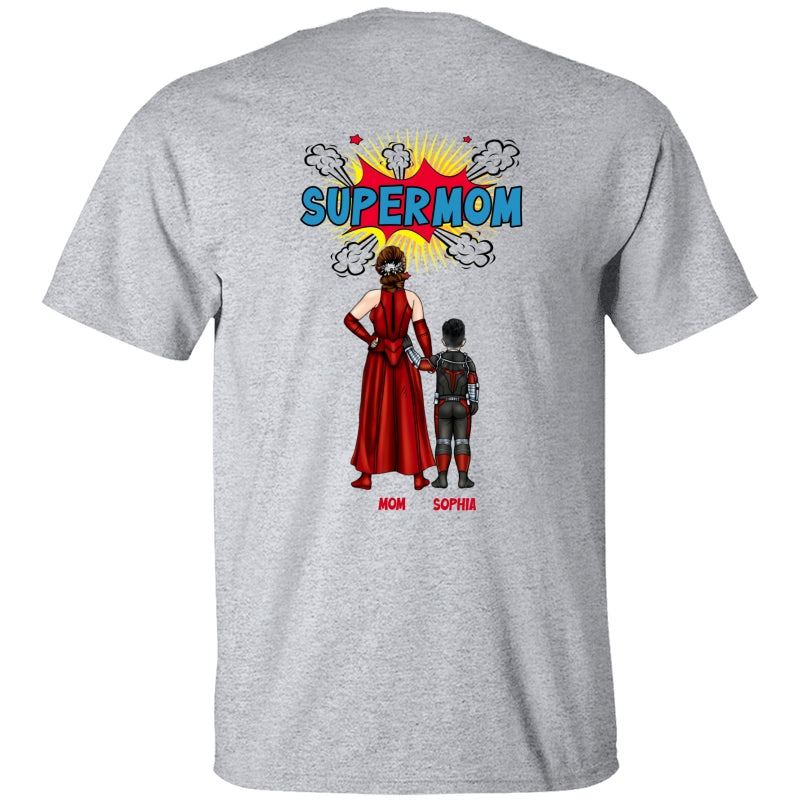 Personalized Superpower Shirt Gifts For Mom, Mother Special Mother's Day Gift For Super Mom, Grandma HN02