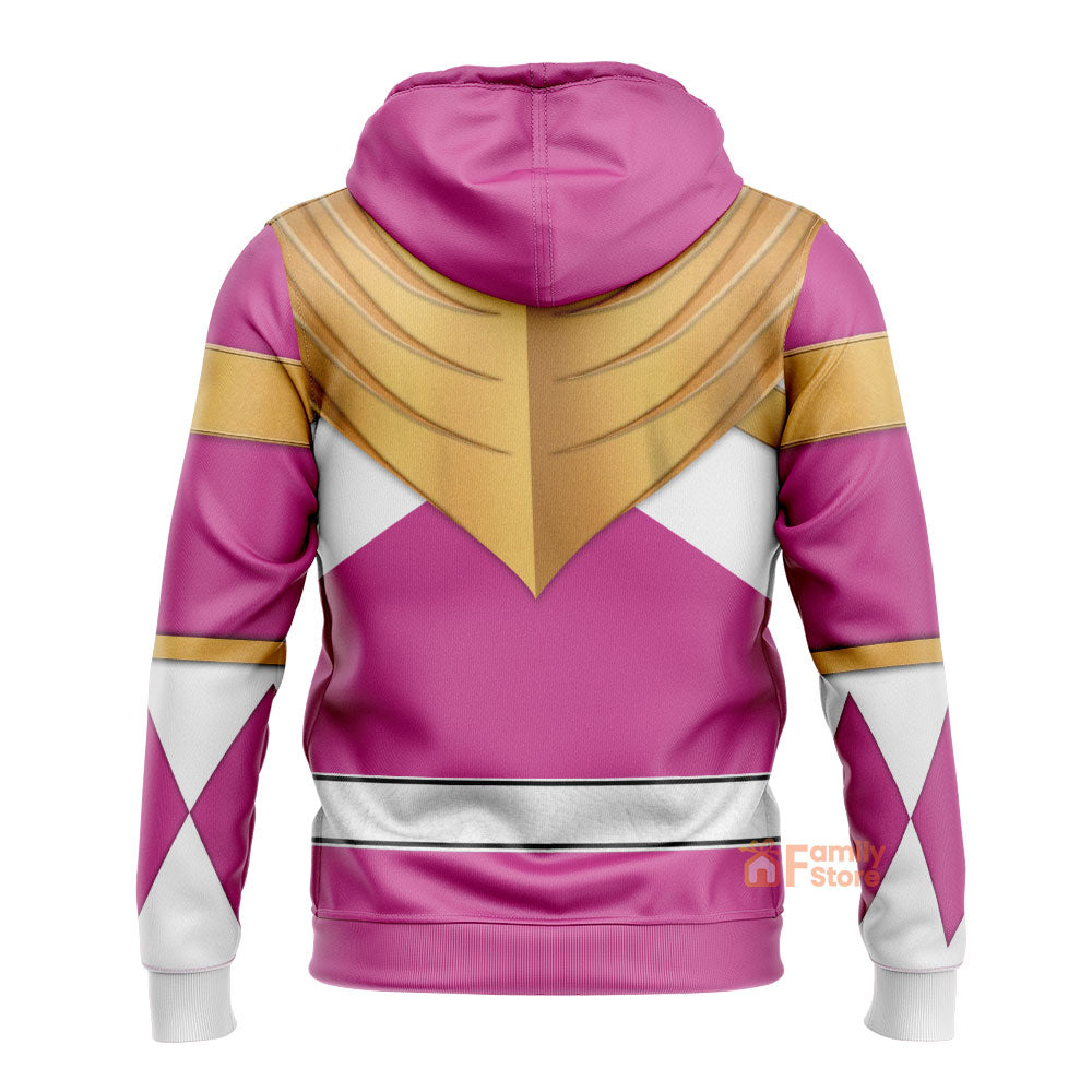 Pink Ranger Dragon Shield Mighty Morphin Power Ranger - Hoodie Set, Sweatshirt, Sweatpants
