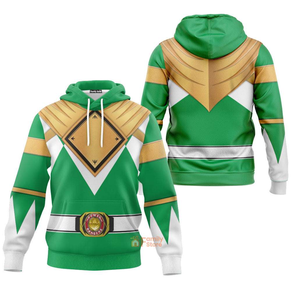 Green Ranger Dragon Shield Mighty Morphin Power Ranger - Hoodie Set, Sweatshirt, Sweatpants