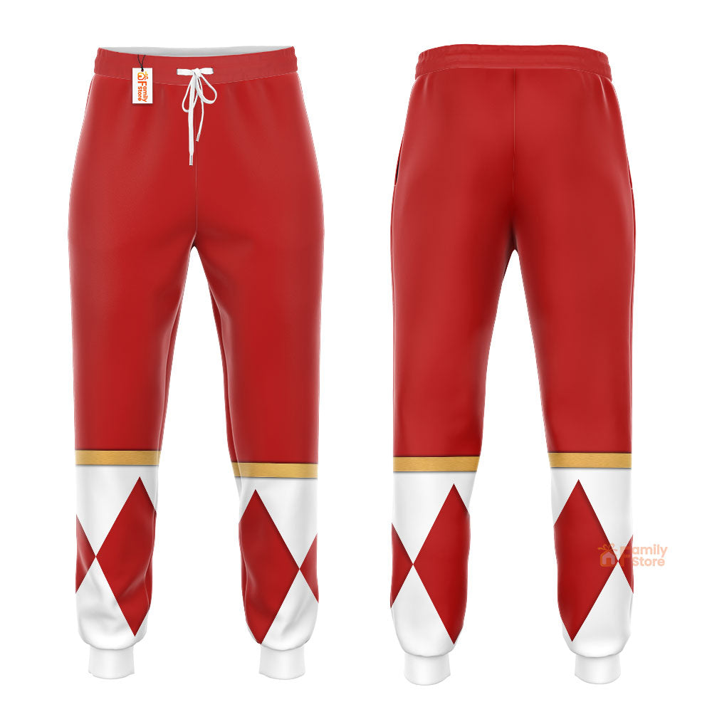 Red Ranger Dragon Shield | Hoodies Sweatshirt T-shirt Hawaiian Tracksuit