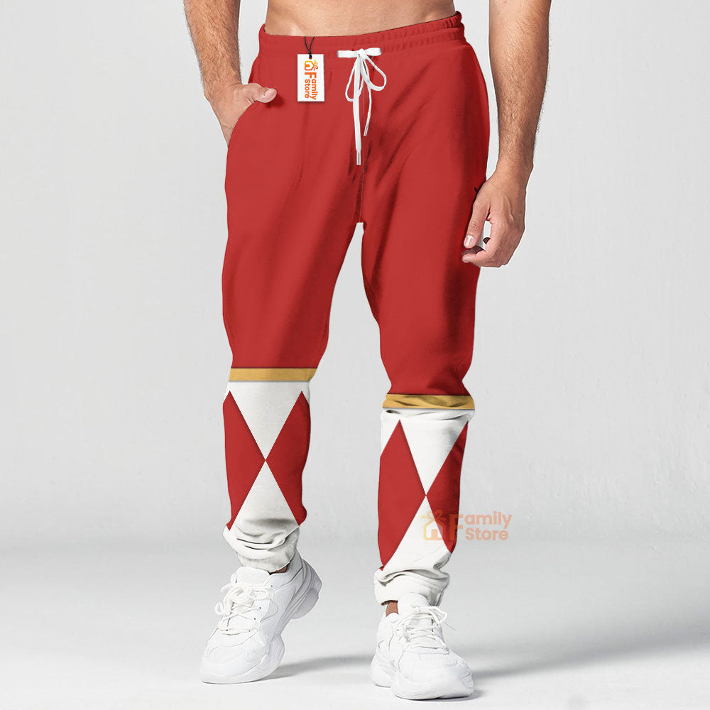 Red Ranger Dragon Shield | Hoodies Sweatshirt T-shirt Hawaiian Tracksuit