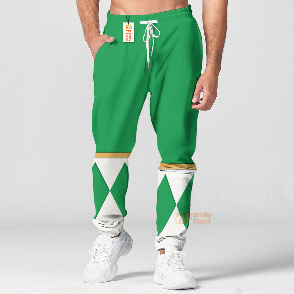 Green Ranger Dragon Shield Mighty Morphin Power Ranger - Hoodie Set, Sweatshirt, Sweatpants
