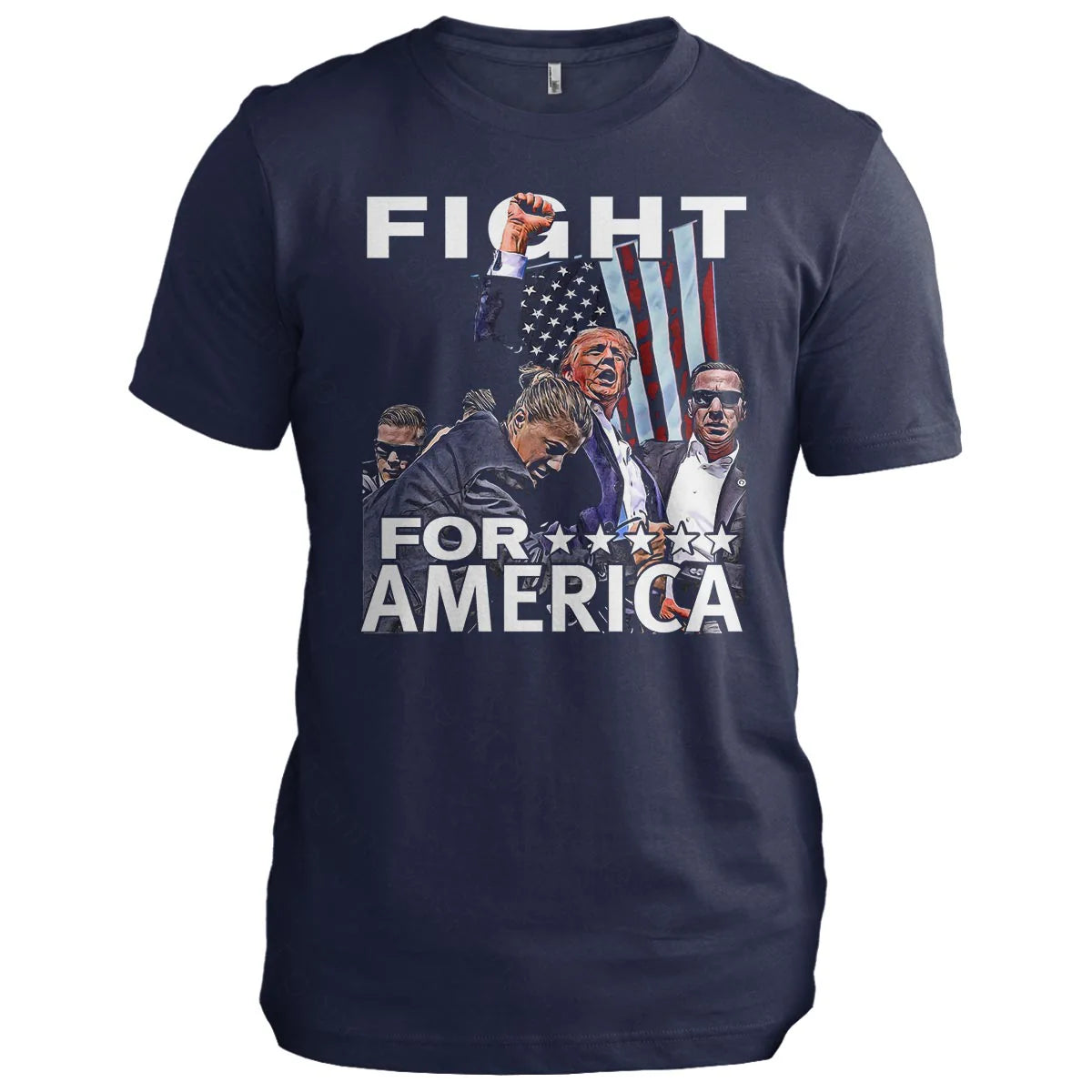 Never Stop Fighting For America T Shirts