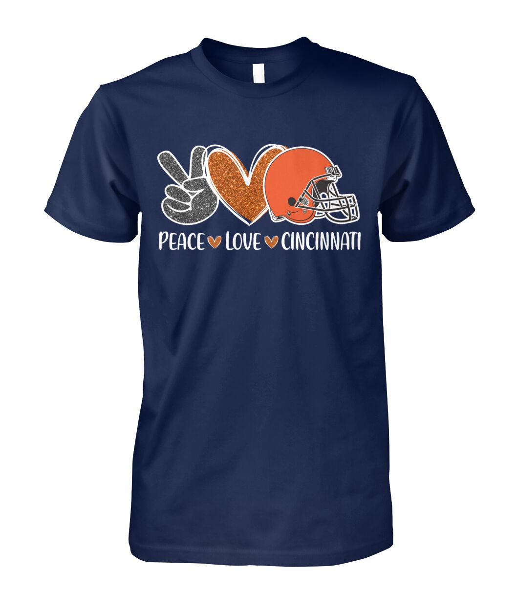 Cincinnati American Football Peace Black Orange Sweatshirts, Perfect Outfit For Men Women Family Love Cincinnati City Football Sport Lovers