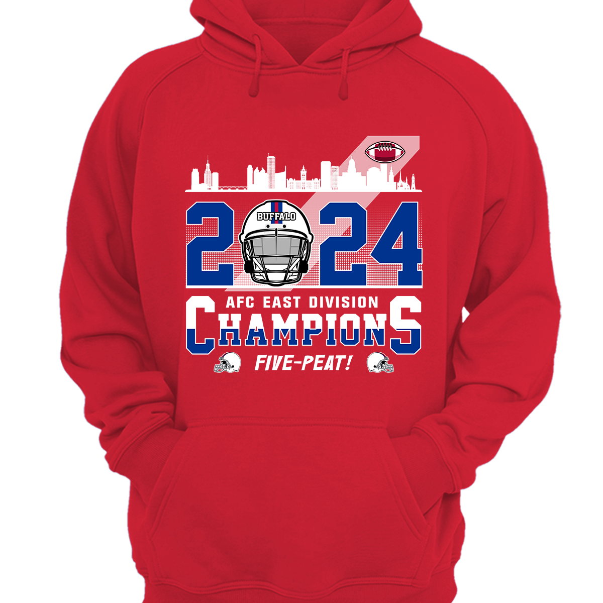 Buffalo Football 2024 AFC East Champions Long Sleeve Shirt, Conquered The East Champs Shirt, Buffalo Football Fan Gifts