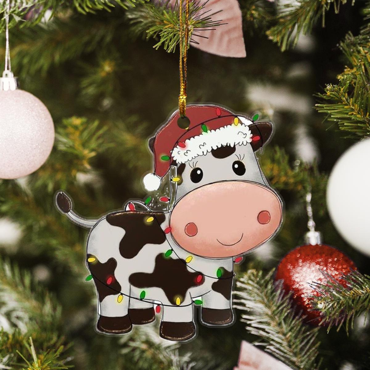Cows Mica ornament - Amzanimalsgift