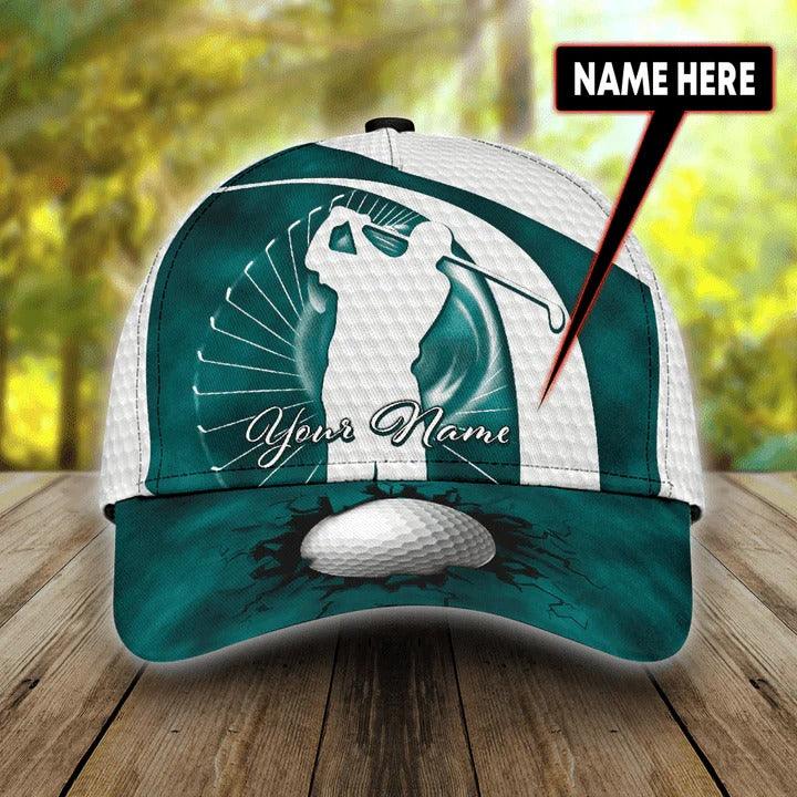Customized Name Goft Classic Cap, Personalized Name Golf Classic Cap, Golf Brown Color Golf For Men - Perfect Gift For Golf Lovers, Golfers - Cerigifts