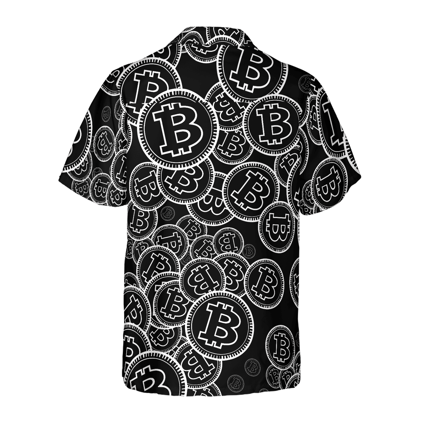 Digital Bitcoin Crypto Aloha Hawaiian Shirt For Summer, Colorful Hawaiian Shirt Outfit For Men Women, Gift For Friend, Team, Family - Cerigifts