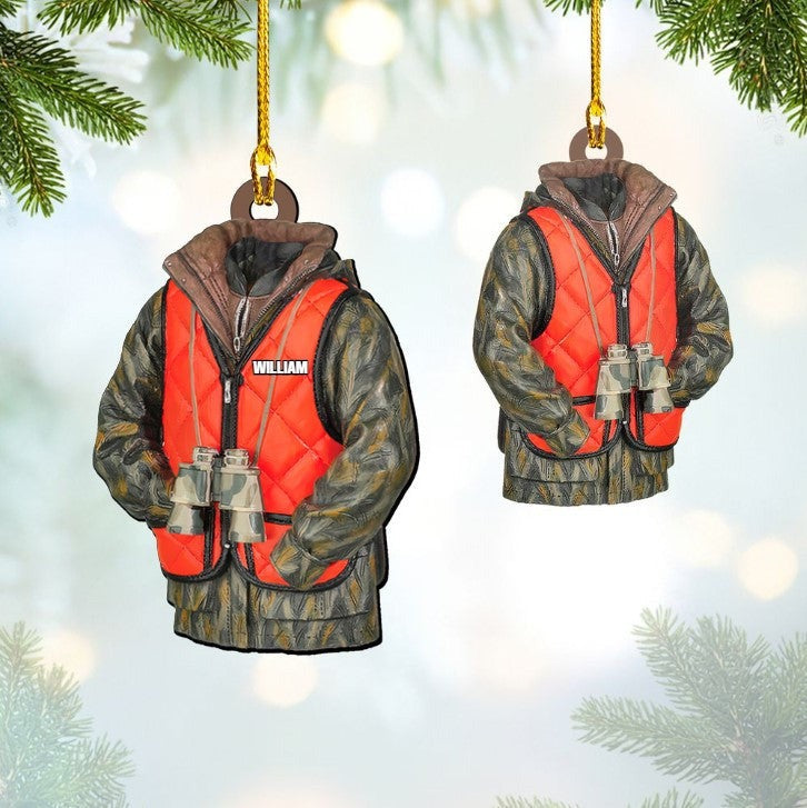 Customized Deer Hunting Acrylic Ornament For Deer Hunter, Gift For Father, Boyfriends