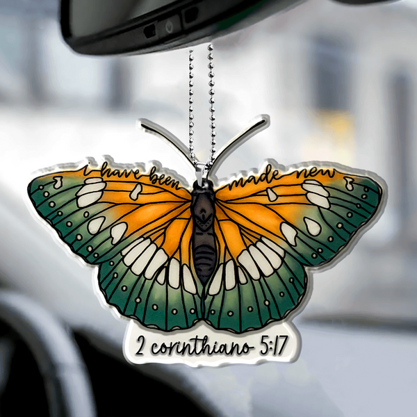 Butterfly I Have Been Made New Acrylic Ornament - Gift For Jesus Lovers, Christian, God Faith Believers