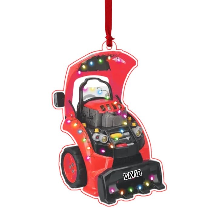 Personalized Racing Repair Tools Acrylic Ornament, Custom Christmas Ornament Gifts For Racer