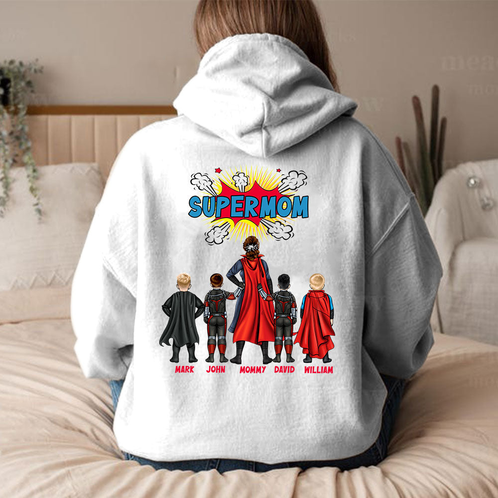 Personalized Superpower Shirt Gifts For Mom, Mother Special Mother's Day Gift For Super Mom, Grandma HN02