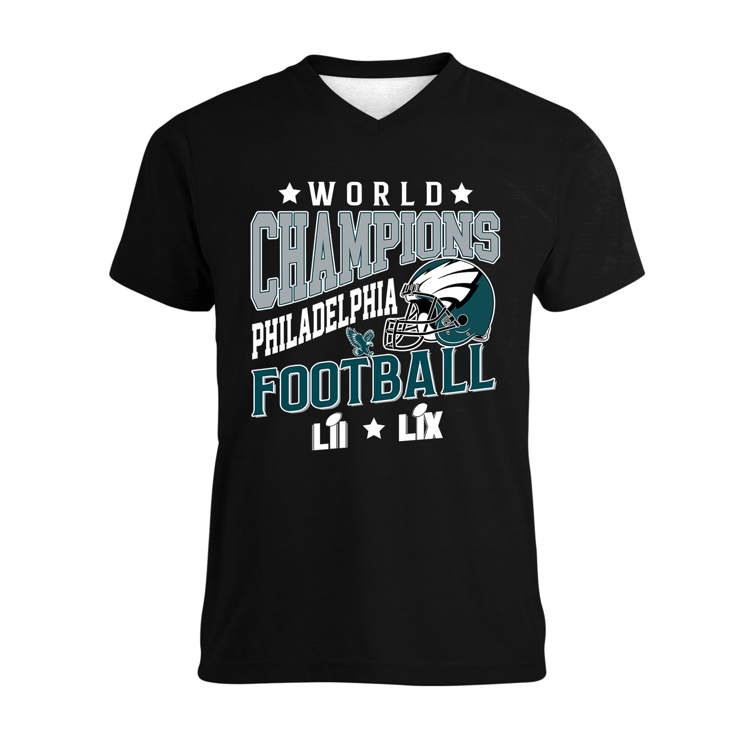 Philadelphia Football Super LIX 2024-2025 2x World Champions T-Shirt, 2x World Champions Apparel For Philadelphia Football Lovers