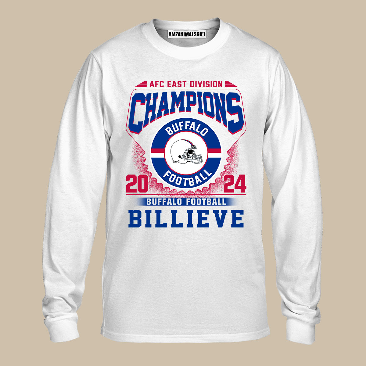 2024 Buffalo American Football AFC East Champions Billieve t shirt, Billieve Buffalo Football AFC East Champs Shirts