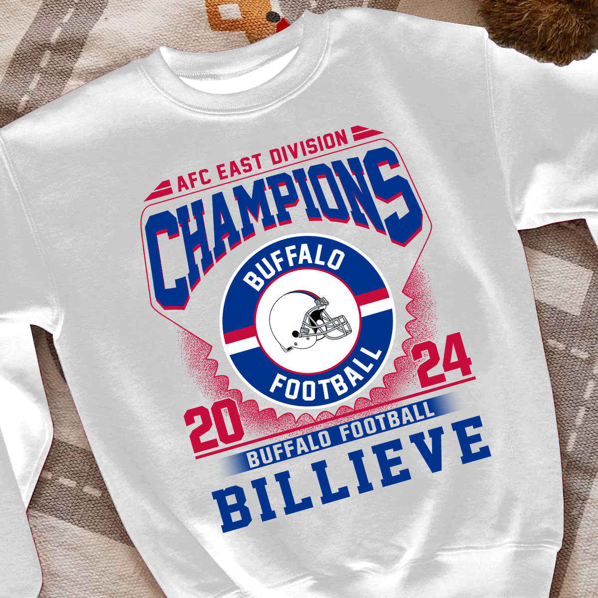 2024 Buffalo American Football AFC East Champions Billieve t shirt, Billieve Buffalo Football AFC East Champs Shirts