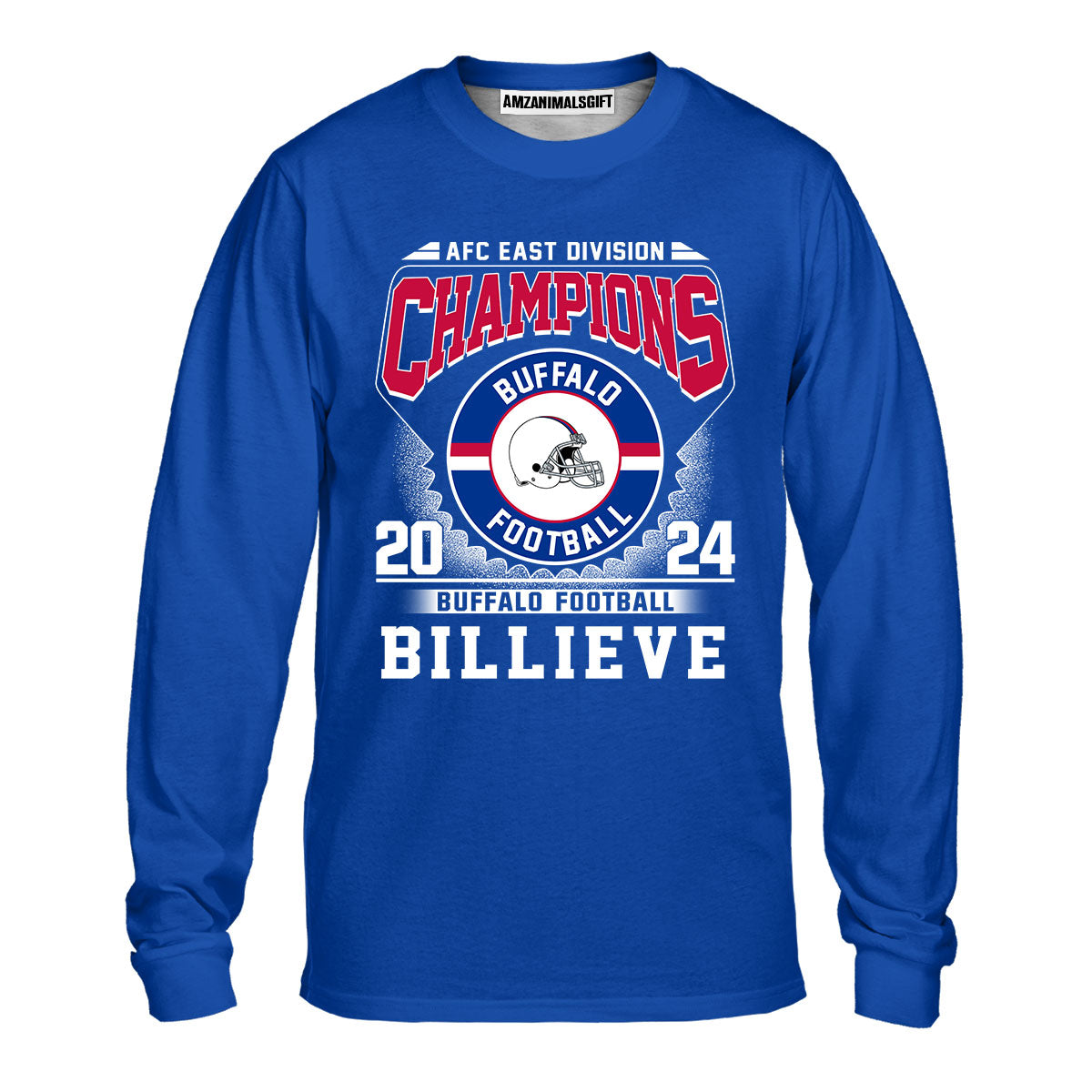2024 Buffalo American Football AFC East Champions Billieve t shirt, Billieve Buffalo Football AFC East Champs Shirts