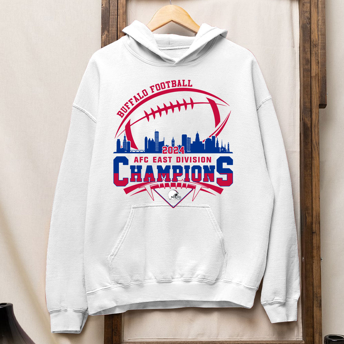 Buffalo American Football AFC East Champions Shirt 2024, 2024 Buffalo Skyline Football AFC East Champs Shirt, Buffalo Football Fan Shirts