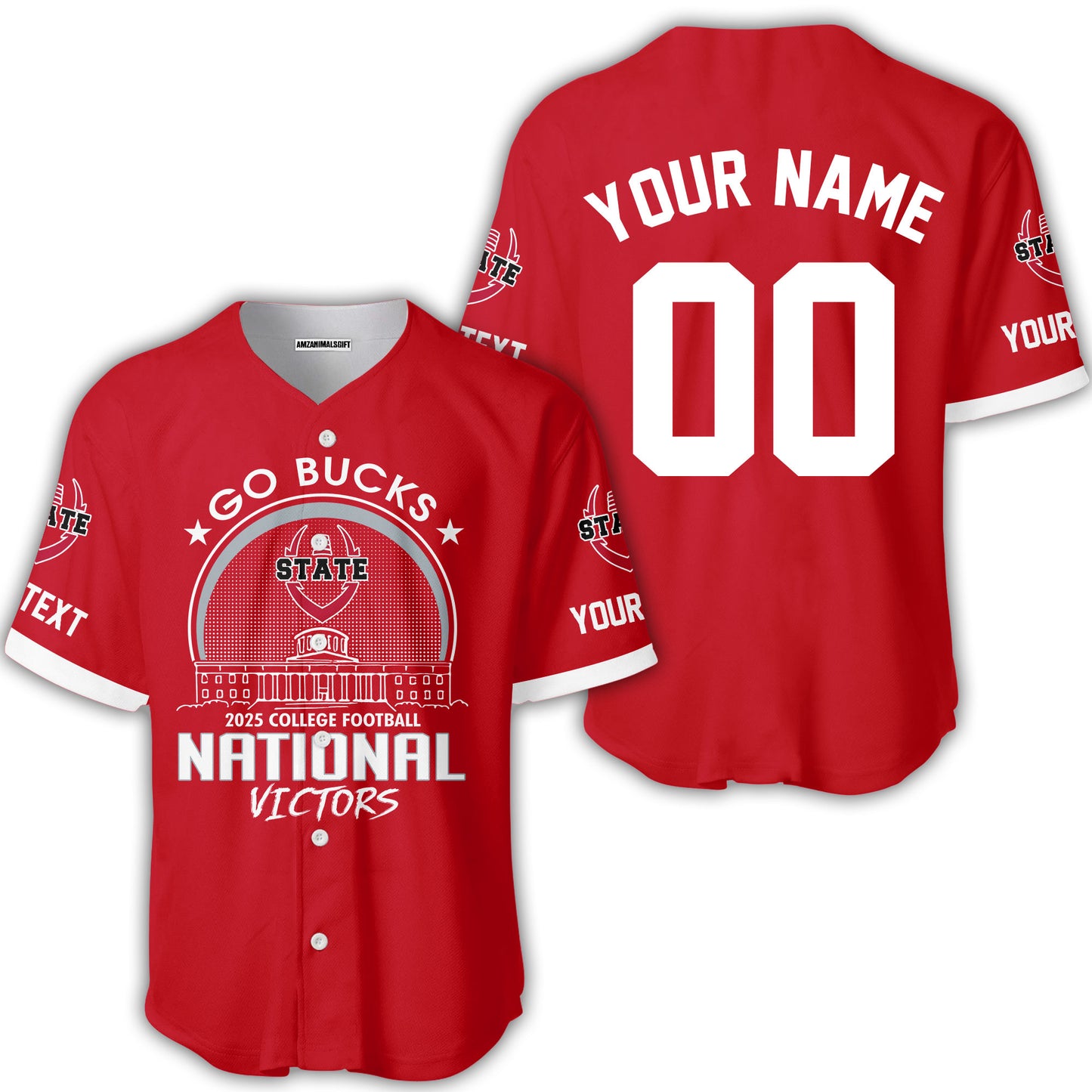 Go Bucks 2025 College Football Victors Custom Double Sided Long Sleeve, National Winner Shirts, 2025 Champions Columbus Ohio Custom Long Sleeve Shirts