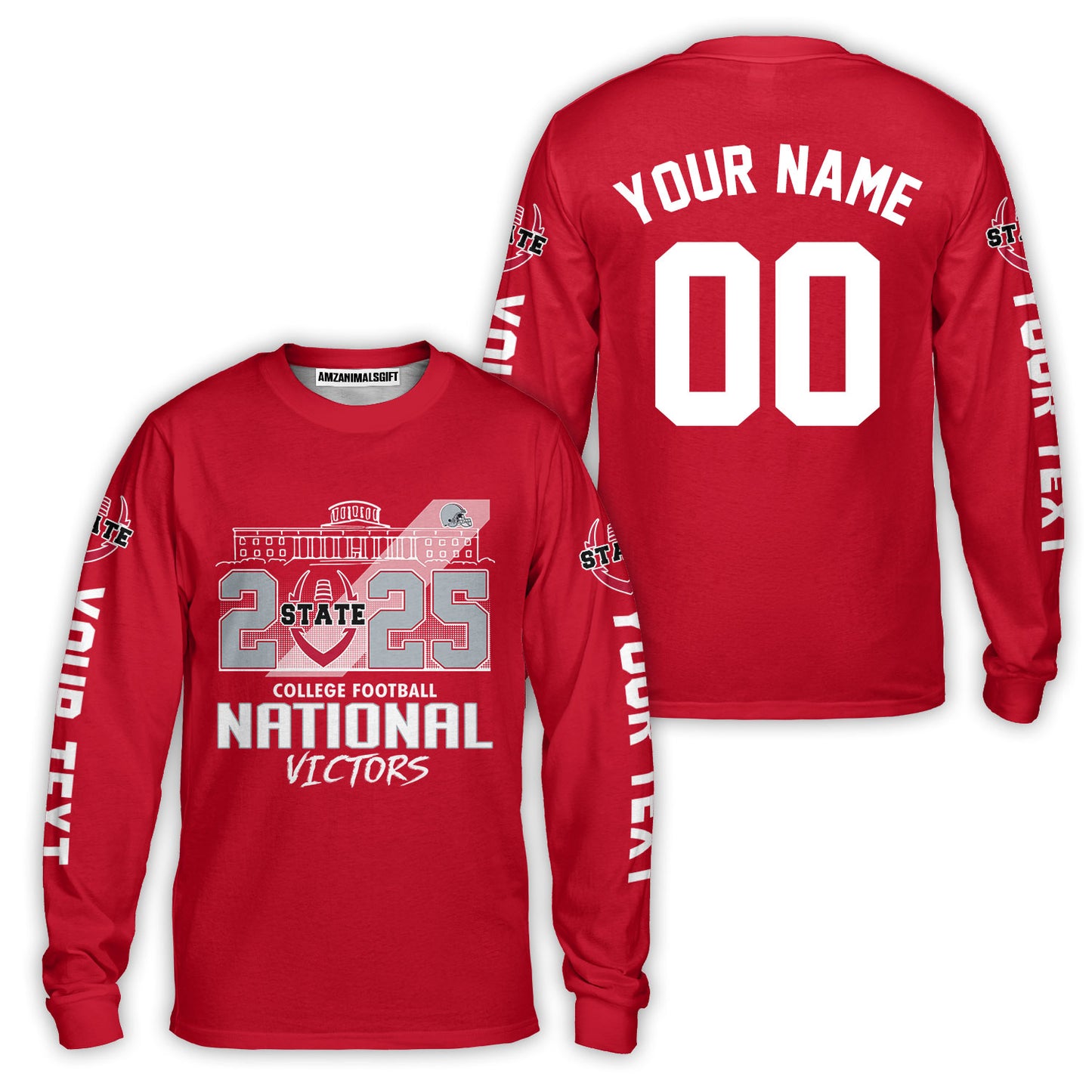 Go Bucks 2025 National Winner Skyline Custom Double Sided Shirts, College Football Victors Shirts, 2025 Champions Columbus Ohio Custom 2 Sided Shirts