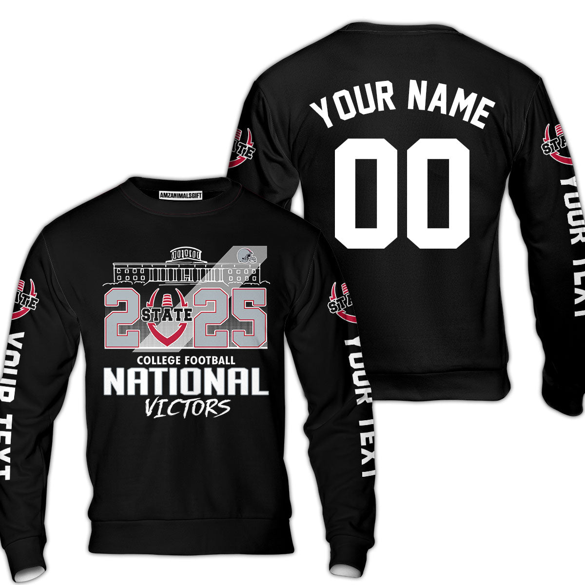 Go Bucks 2025 National Winner Skyline Custom Double Sided Shirts, College Football Victors Shirts, 2025 Champions Columbus Ohio Custom 2 Sided Shirts