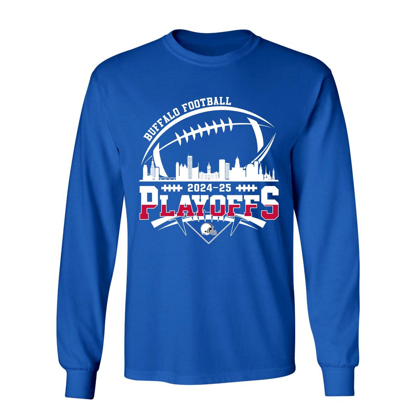 Buffalo American Football 2024-25 Playoffs Skyline Shirts, Buffalo Game Day Division Shirts, Playoffs Shirts For Buffalo Football Fans