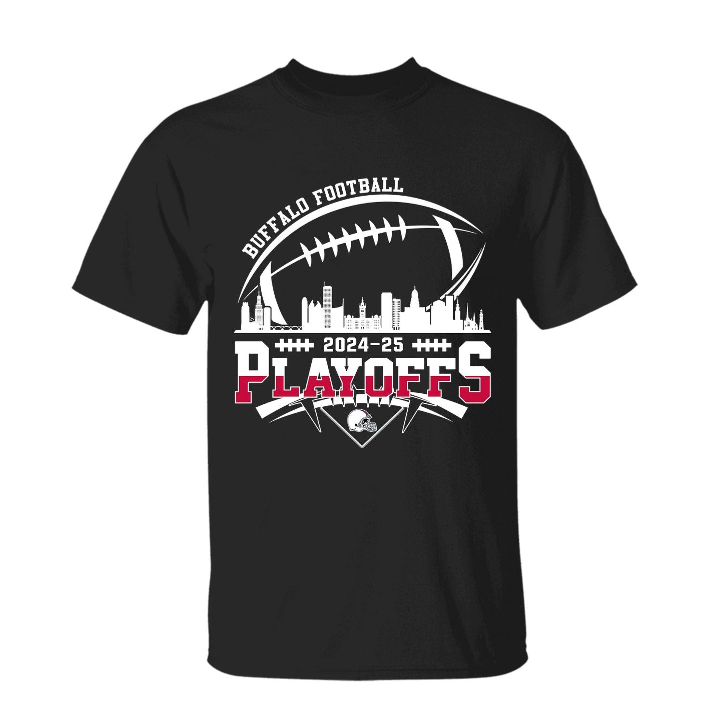 Buffalo American Football 2024-25 Playoffs Skyline Shirts, Buffalo Game Day Division Shirts, Playoffs Shirts For Buffalo Football Fans