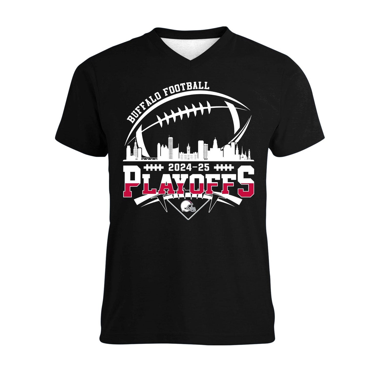 Buffalo American Football 2024-25 Playoffs Skyline Shirts, Buffalo Game Day Division Shirts, Playoffs Shirts For Buffalo Football Fans