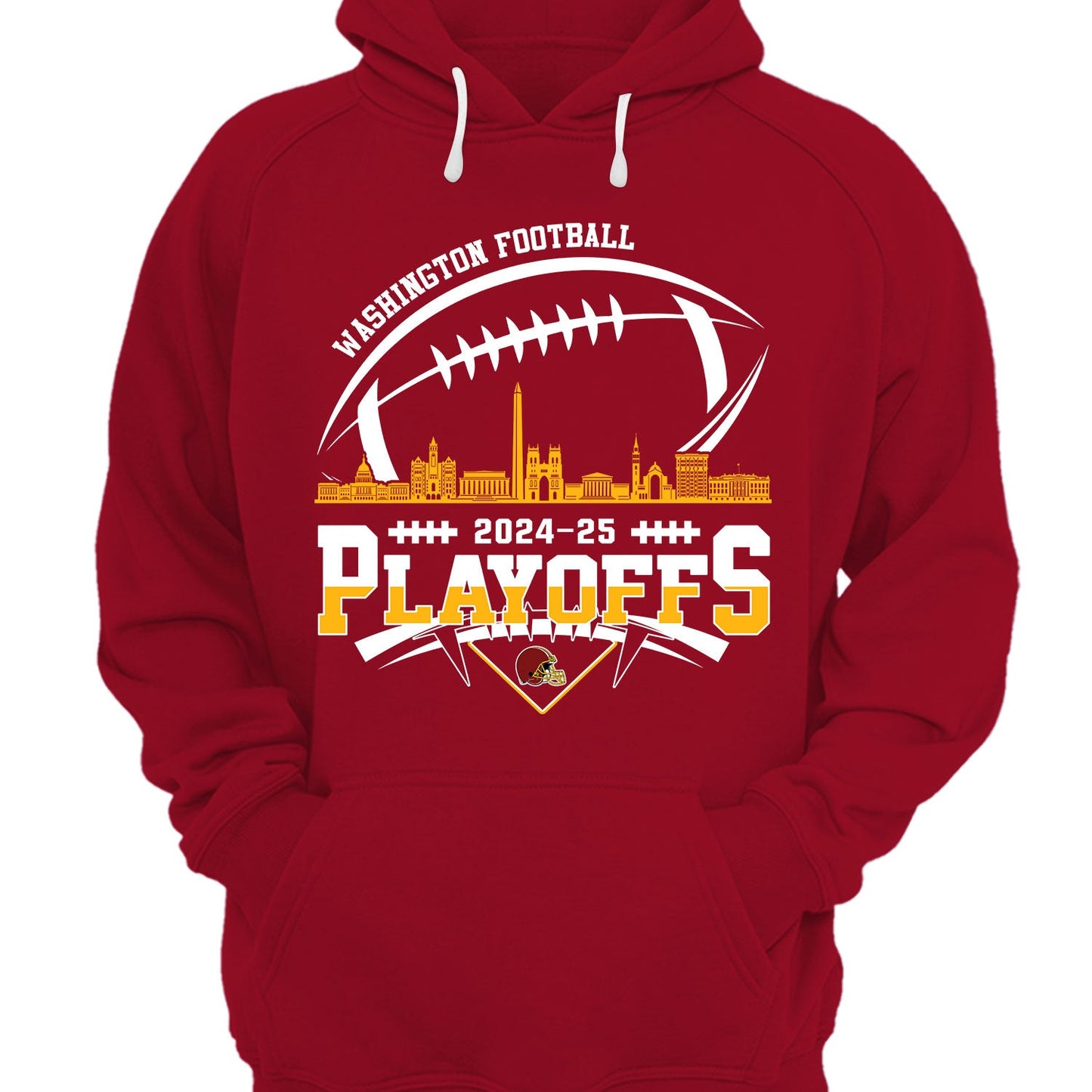 Washington American Football 2024-25 Playoffs Skyline Shirt, Washington Game Day Divisional Playoffs Shirts For Washington Football