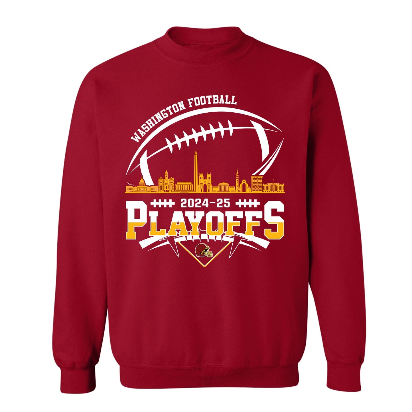 Washington American Football 2024-25 Playoffs Skyline Shirt, Washington Game Day Divisional Playoffs Shirts For Washington Football