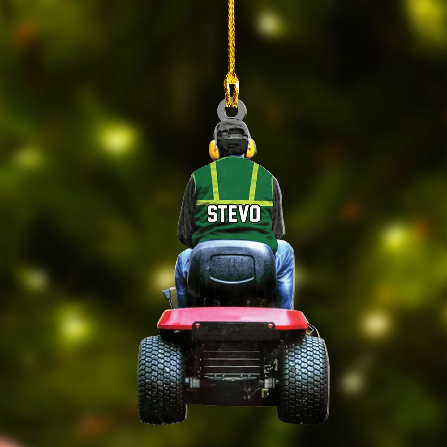 Personalized Lawn Mower Christmas Car Ornament For Lawn Mower - Christmas Gift For Decor Home, Hanging Tree