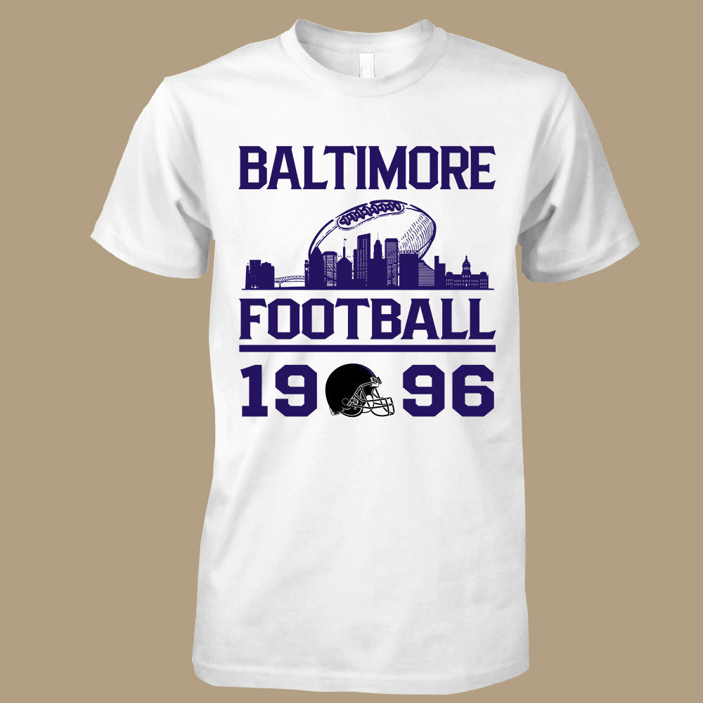 Baltimore Football Skyline Sweatshirt For Men Women Family Love Baltimore Sport, 1996 Baltimore Football Sweatshirt