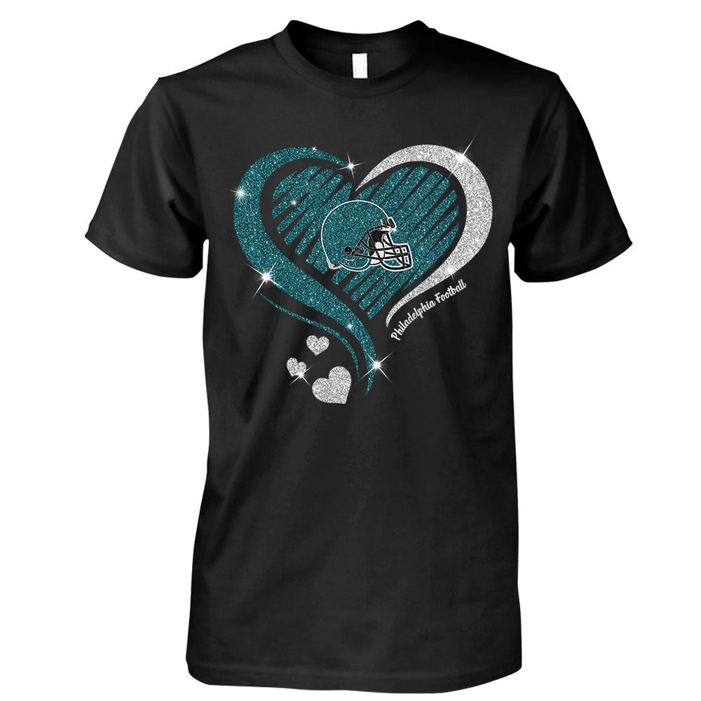 Philadelphia Football Twinkle Heart Sweatshirt, Hoodie, Long Sleeve, T Shirts For Men & Women, Philadelphia Lover