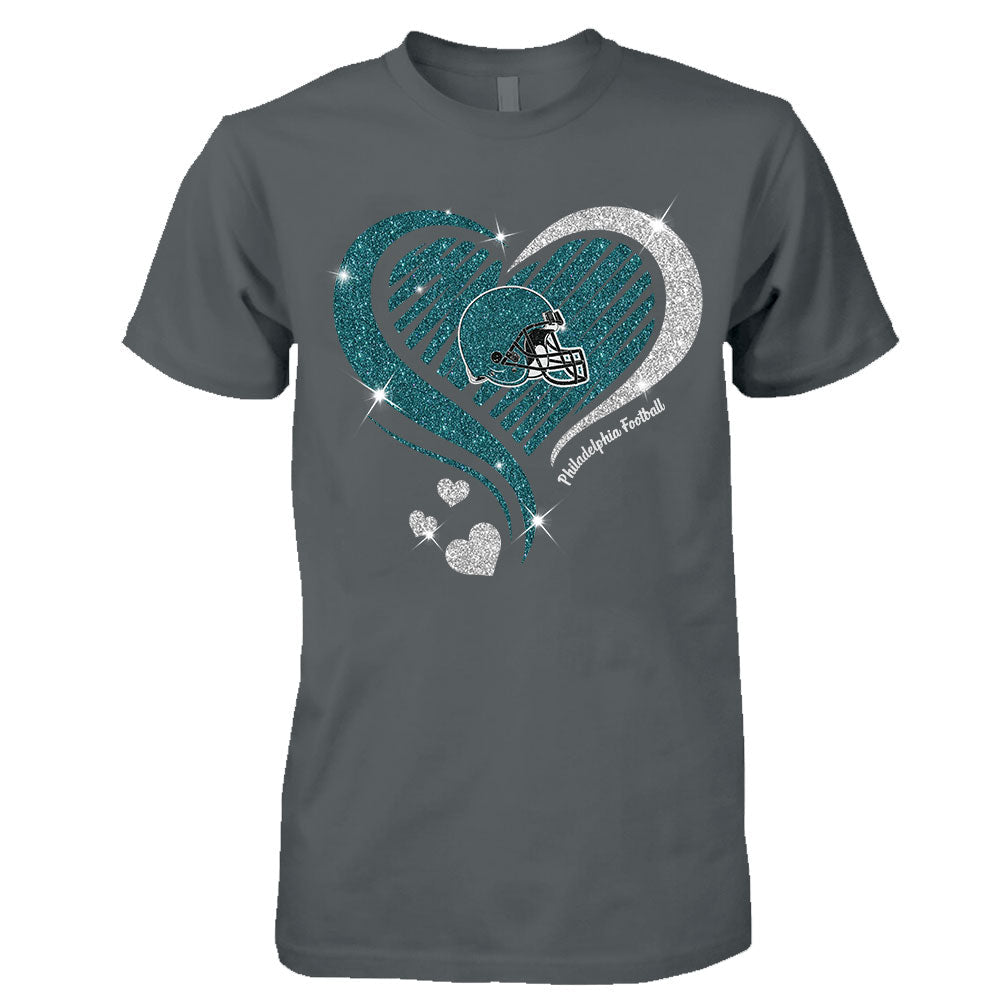 Philadelphia Football Twinkle Heart T Shirts, Sweatshirt, Hoodie, Long Sleeve For Men & Women, Philadelphia Lover