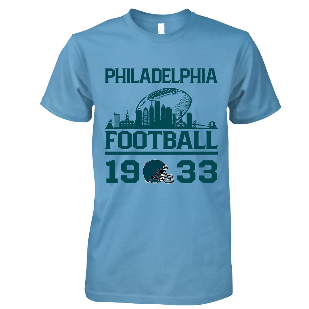 Philadelphia Football Skyline Hoodie For Men Women Family Love Philadelphia Sport, 1933 Philadelphia Football Hoodie