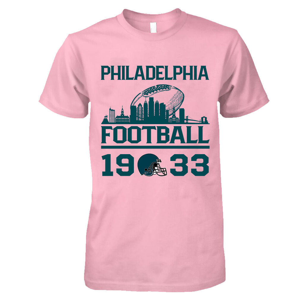Philadelphia Football Skyline Hoodie For Men Women Family Love Philadelphia Sport, 1933 Philadelphia Football Hoodie