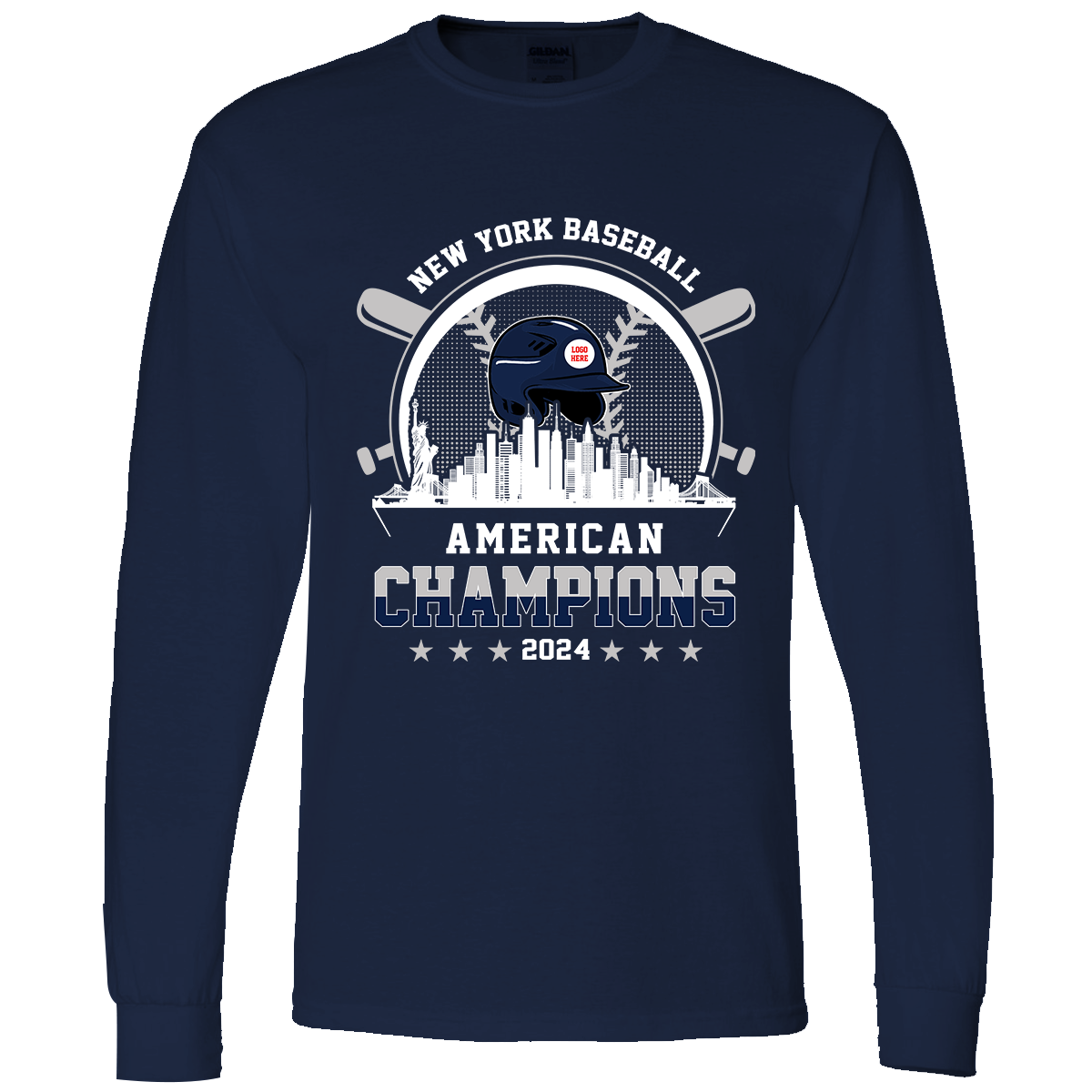 New York Baseball Skyline 2024 American Champions Hoodie, NY Baseball American Champs Hoodie, New York Baseball Champs Gifts