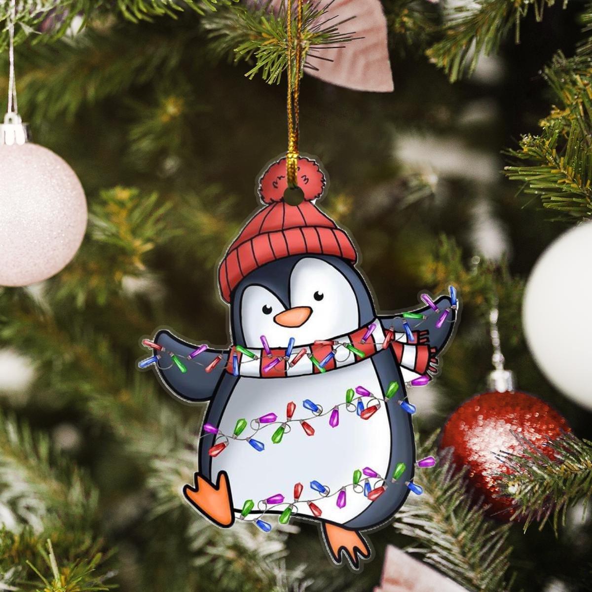 Penguin Mica ornament - Amzanimalsgift