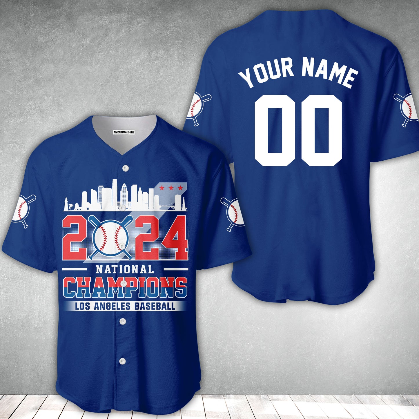 Personalized Los Angeles D Baseball 2024 National Champions Hoodie, Los Angeles D Baseball Champs Hoodie Gifts