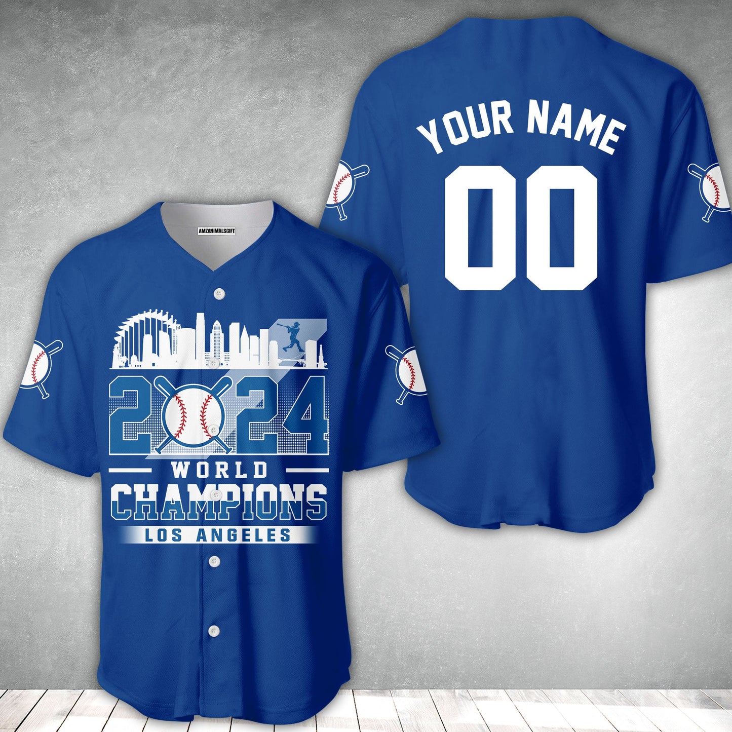 Personalized Los Angeles Baseball 2024 World Champions Hoodie, Los Angeles Baseball 2024 World Champs Hoodie Gifts