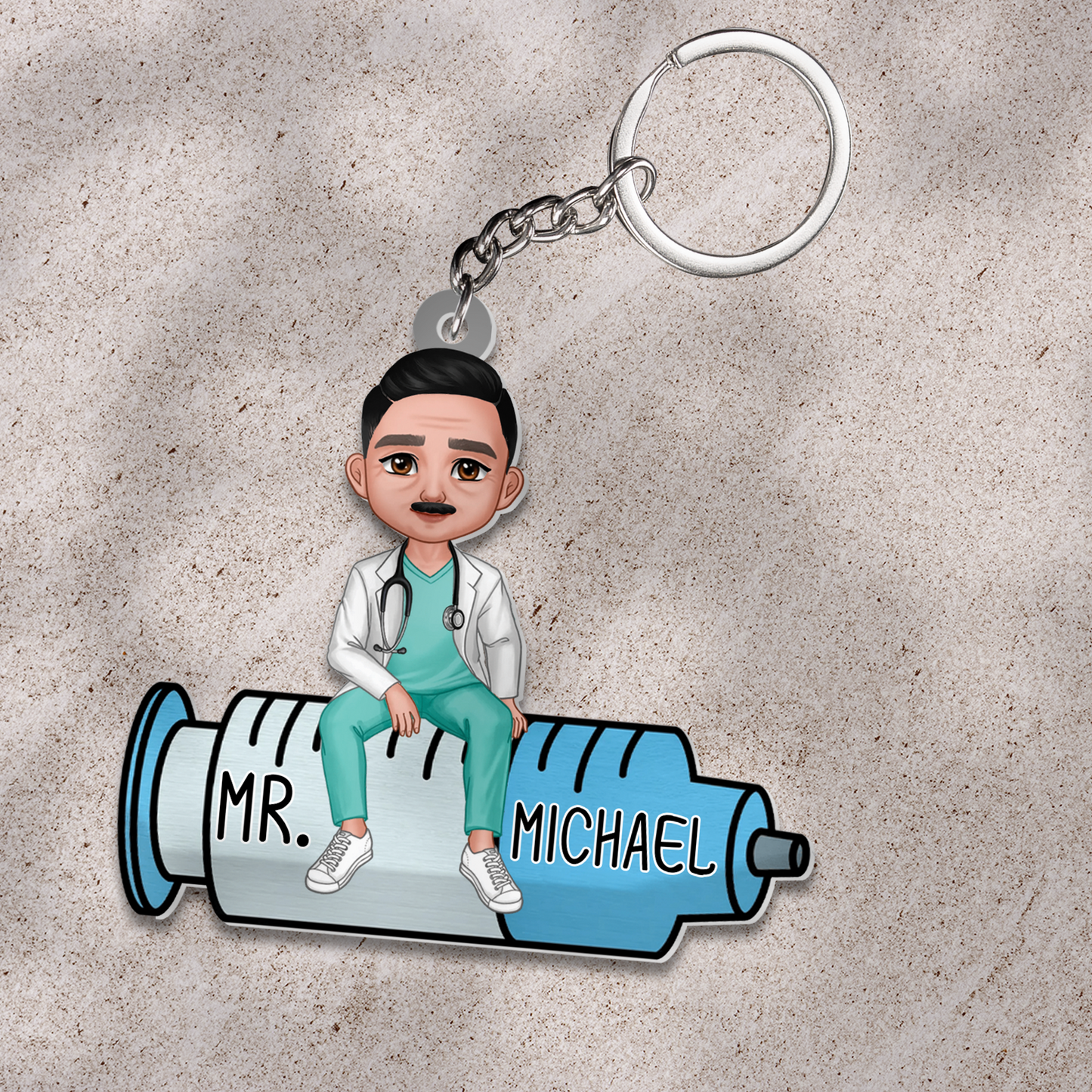 Personalized Nurse Sitting Acrylic Ornament, Nurse Gift, Gift For Nurse, Nurse Retirement Gift, Nurse Christmas Gift