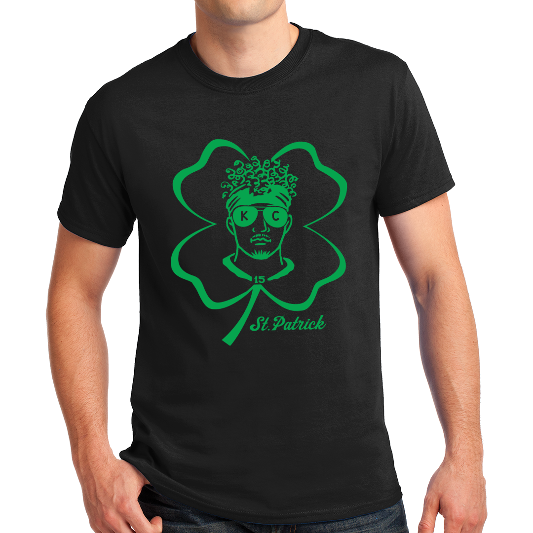Kansas City Football Patrick Player 15 Shirts 2024, Kansas City Apparel For Kansas City Football Lovers, St Patrick Day Shirt For Patrick's Fans